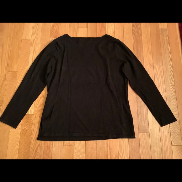 Black Jeweled Top - Picture 4 of 5